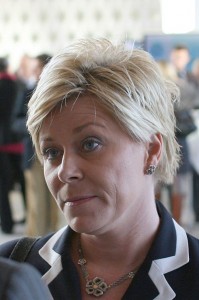 Siv Jensen (Foto av Kjetil Ree)